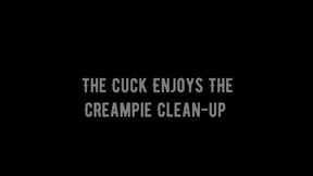Cuck Enjoys a Creampie Cleanup