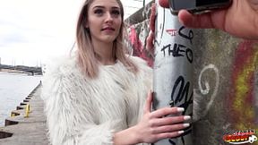 German Scout - Skinny Becky from California Gets First Time Porn Casting in Berlin