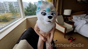 Snauwflake the seal do a self-suck