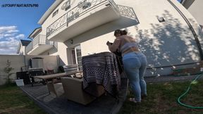 House Chores and Farts in Jeans