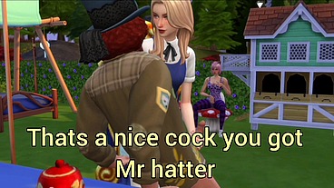 Alice in Wondercocksland pt1 tea party gangbang reunion