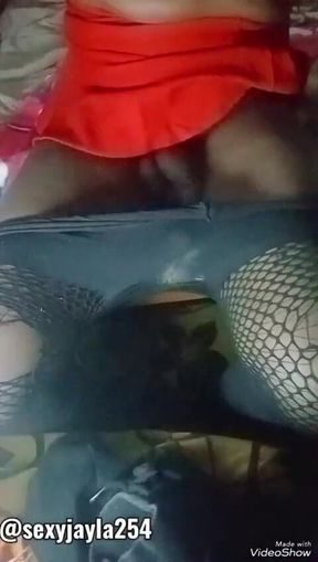 Sexy Crossdresser Loves Stroking Her Nice Dick Until Cumshot