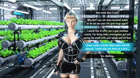Hot apocalypse babe cums on huge tits