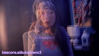 Sharing sexy dangles, deep inhales and exhales (4k) | Smoking Astrid