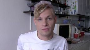 Bleached twink sells his tight ass for cash