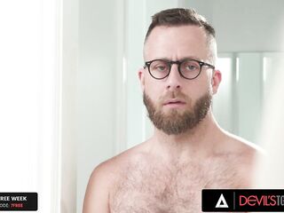 DEVILS TRANNIES - Golden-haired Babysitter Trans Izzy Wilde Gets Her Little Arsehole Screwed