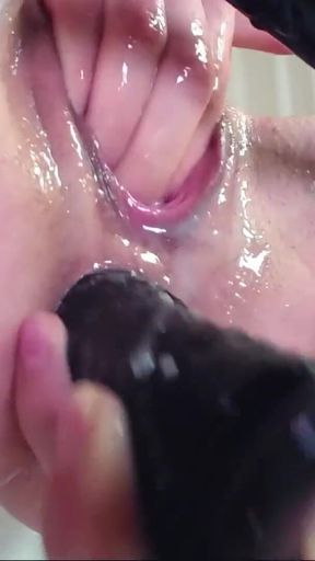 Spectacular moment from &quot;Big Dildo stretch my tiny Ass. My PUSSY getting multiple Squirt Orgasms&quot;