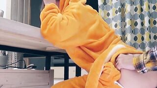 Sex with a sleepy teenager inside Pokemon pajamas)