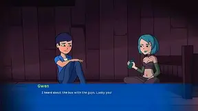 Gwen Ignites Fiery Passion in Cabin Tryst Amidst Camp Pinewood Rivalry