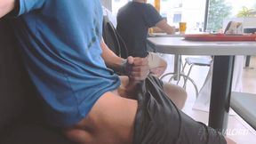 mcdonalds wank near the guy