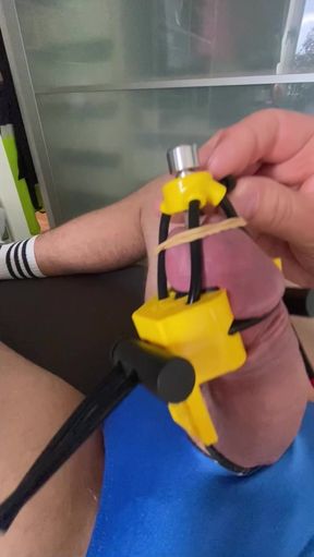 TENS. Electro play. Penis Plug. Dilator. Hands-free cum explosion - cock milked to the last drop! Intense cum