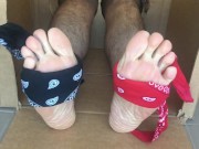 Male foot fetish advent calendar by your friend Mr Manly foot day 9