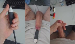 Want a cocktail Polish cock stuffed down my urethra while cum drips