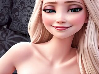 Elsa JOI whilst that babe masturbates for u in the morning with Cum Countdown