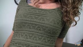 Amateur babe Kennedy Dreams gets tremendous cum shot!