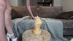 Colossal Hand Buttplug Anal and Pussy Full Stuffing