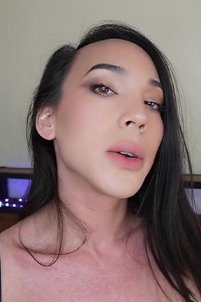 Asian Trans Beauty Kasey Kei Smokes While Fucked to Orgasm