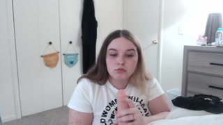 Step Sister CATCHES Me Masturbating, Sucks and Bounces On My Fat Cock