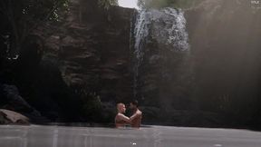 a guy decided to swim in a waterfall with a friend, had sex with him, and gave him a blowjob