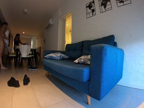 Morocha Argentina Has Sex Without a Condom with a Tourist in Buenos Aires