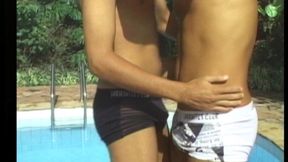 1093 muscle latino fuck in the swimming pool