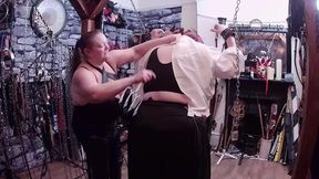 Part 1 - Domina-Satana and Lanista-Bear take me into their Dungeon for the first time