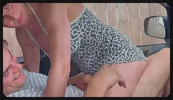 MILF Catches & Rides Young Man in Hot Car Hookup
