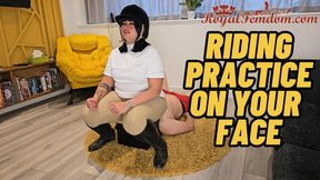 **** Riding Training On Your Face