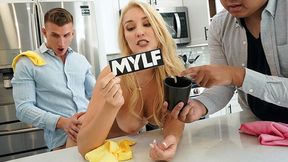 Step Son Seducingly Pleases Step Mom Julia Robbie With Big Titties In Front Of Friend - FreeUse Milf