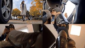 You'll be stuck under my boot sole for an office day, tiny!