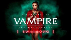 Petite Alexis Tae sucks and rides big cock in vampire VR cosplay