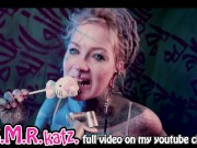 AMSR  licking sucking - More on ASMR katz FREE Youtube - Check it