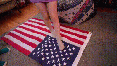 desecrating the flag