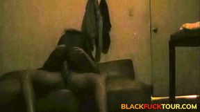 Amateur Ebony Masseuse Gets Juicy Internal Massage