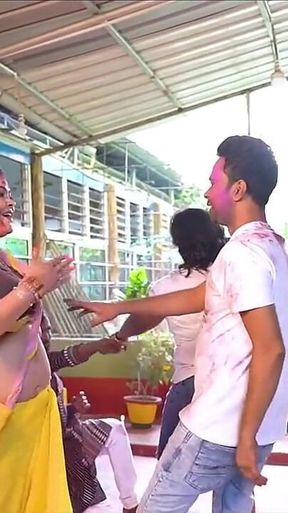 Indian Different More Electric, More Intimate Sex! Holi Day Sex Party