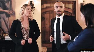 SexSinners.com - Boss invited employee to pounded her ex-wife