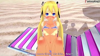 Marie Rose bikini having sex on the beach | FULL | DOA | Thanks