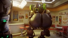 Big 3d overwatch orisa compilation