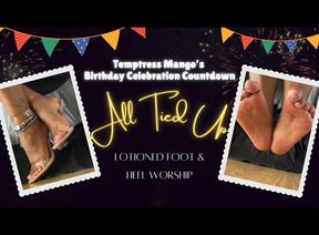 Birthday Celebration Countdown: All Tied Up Foot Worship (Day 4)