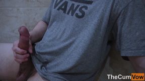 Twink Asian Jerks Thick Cock Hard before Cum Explosion in 120 FPS Slow Motion
