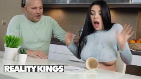 Raven-Haired Kira Queen Wants To Rent Thomas&#039; House But Not Before She Rides His Dick - REALITY KINGS