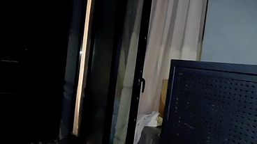 PORNOROCK, FUCKED WHORE ON THE BALCONY