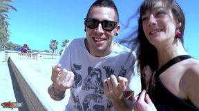 kevin white fucks the ass and the pussy of the arab babe samia christal outdoors
