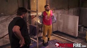 Prisoner Draven Torres takes hard ramming from a massive dick in his ass