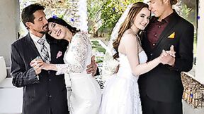 DAUGHTER SWAP An Groupsex Before The Wedding - Hazel Moore & Jazmin Luv