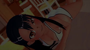 Hayase Nagatoro viste su bikini para divertirse en la cama (versi&oacute_n adulta) (hentai sin censura)