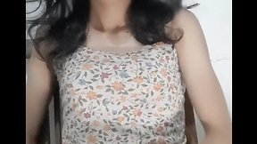 Hairy asiatic ladyboy late night double cum