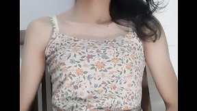 Hairy asiatic ladyboy late night double cum