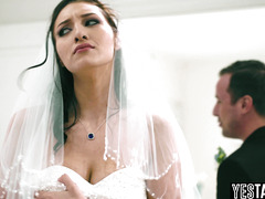 Big ass MILF bride fucks big dick ex one last time before wedding