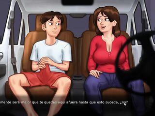 Hawt Kisses In The Car With My Stepmom Alone - Summer Time Saga